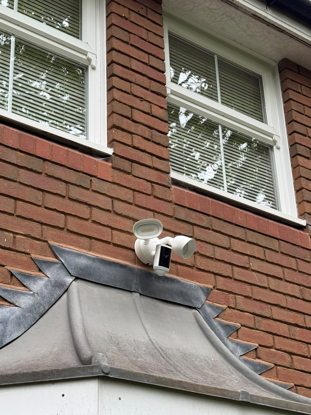 Floodlight camera wired in by RJ Energy Electrical Solutions near Northfield B31